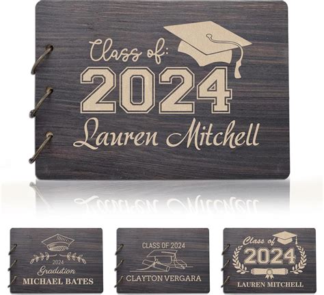 personalized graduation guest book